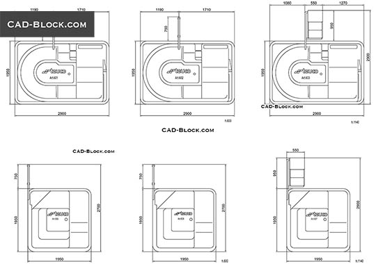Mini Pool - download free CAD Block