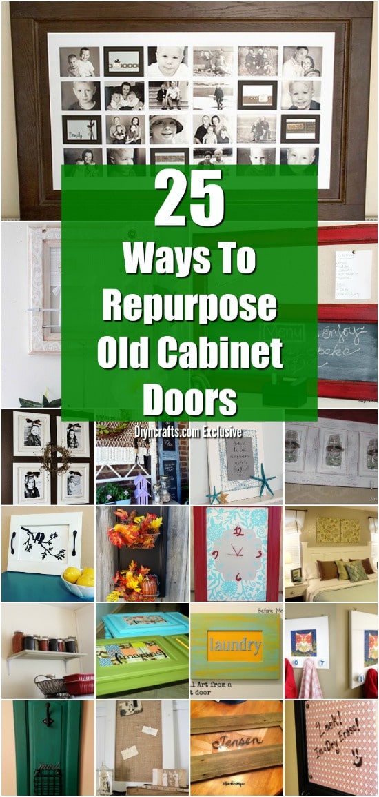 25 DIY Projects Made From Old Cabinet Doors – It’s Time To Repurpose! - Brilliant upcycling projects from old cabinet doors! Collection curated by diyncrafts.com team! <3