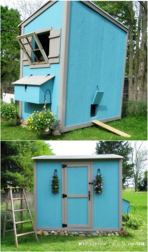 Classic Gardening Shed Styled Chicken Coop