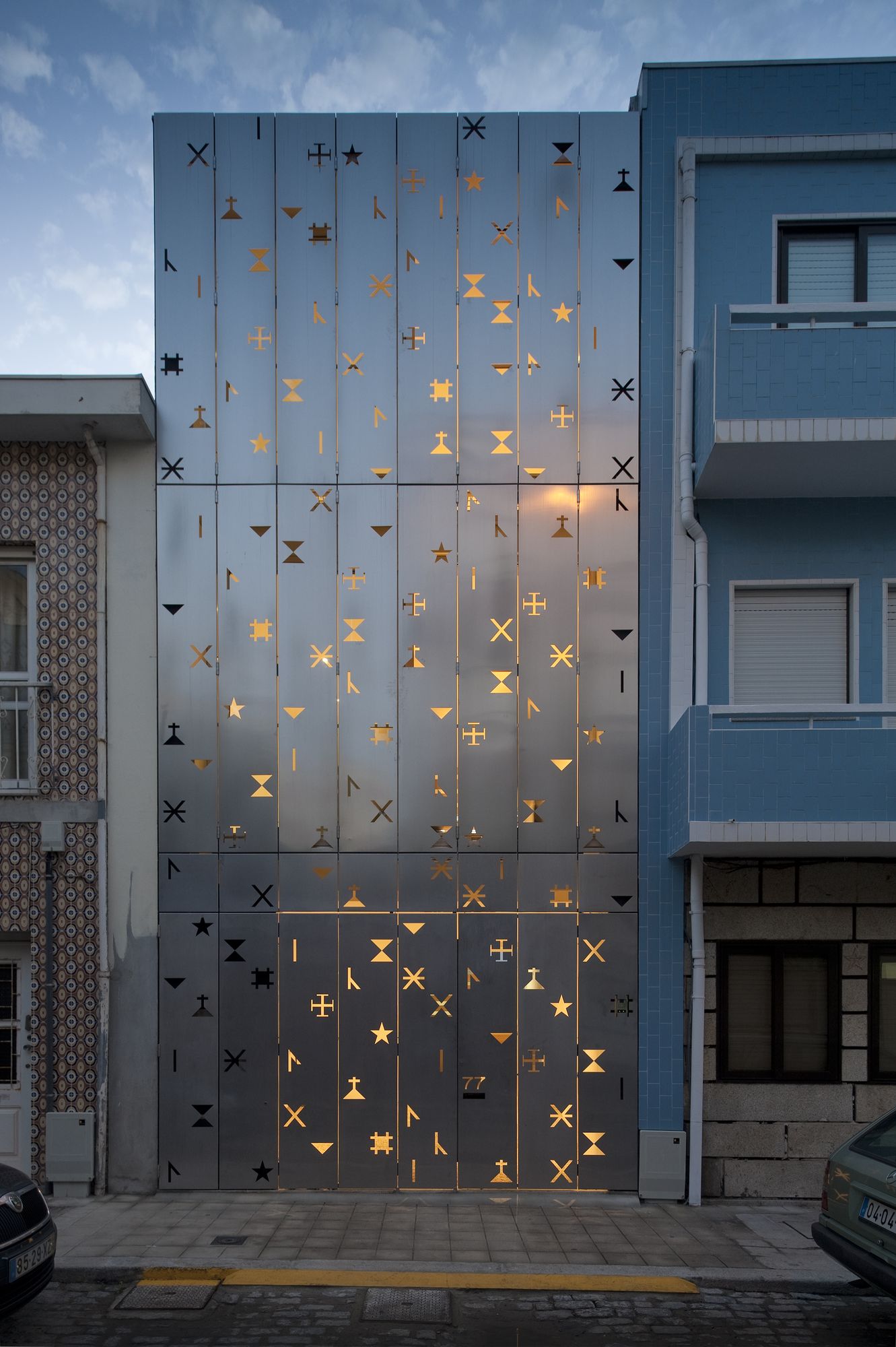 Eye-catching Perforated Facade
