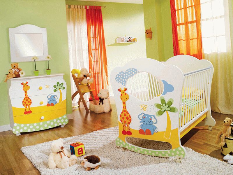 Оформление детской комнаты для новорожденного простор