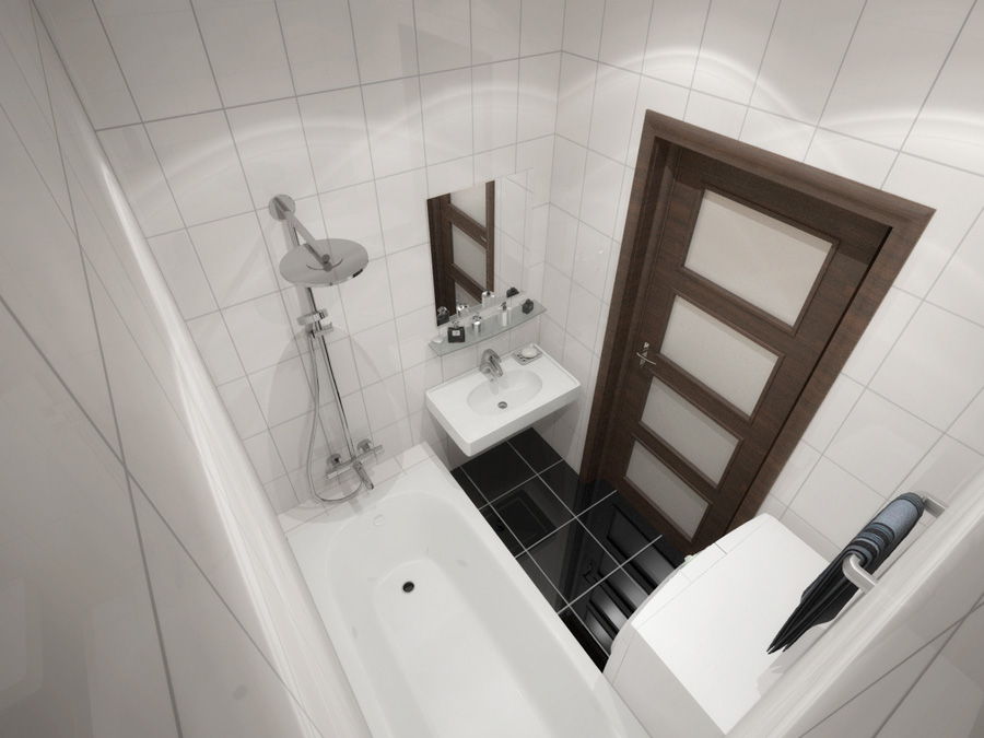 раздельная ванная комната дизайн идеи