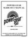 POWER GEAR SLIDE OUT MANUAL