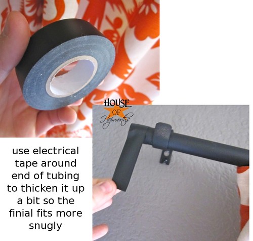 diy curtain rod