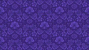 Превью обои узоры, ткань, фиолетовый, орнамент