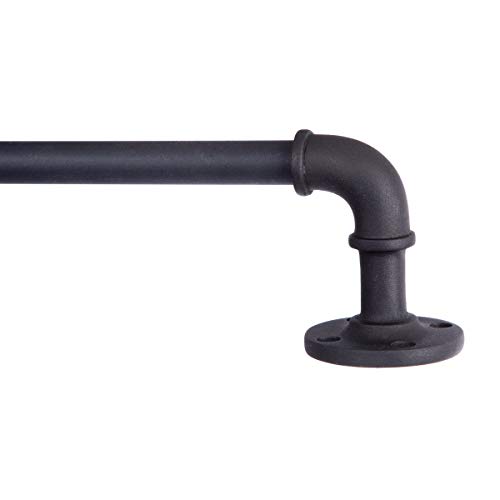 Kenney Adler Indoor/Outdoor Rust-Resistant Wrap Around Curtain Rod, 28-48