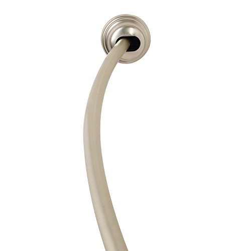 Zenna Home NeverRust Tension Mount Curved Shower Rod