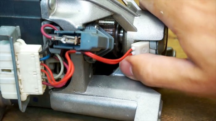 Подключение двигателя стиральной машинки введение реверса и регулятора оборотов