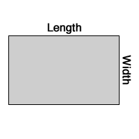 rectangle area for cubic yard calculation