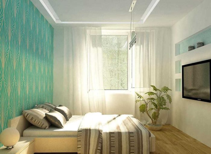 идея светлого стиля маленькой комнаты