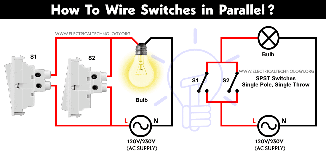 How To Wire Switches in Parallel?